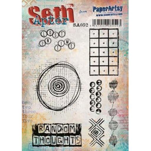 PaperArtsy - Seth Apter 052 (A5 set, trimmed, on EZ)