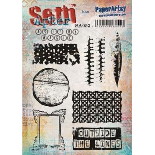 PaperArtsy - Seth Apter 053 (A5 set, trimmed, on EZ)
