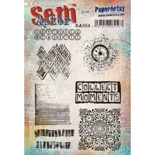 PaperArtsy - Seth Apter 054 (A5 set, trimmed, on EZ)