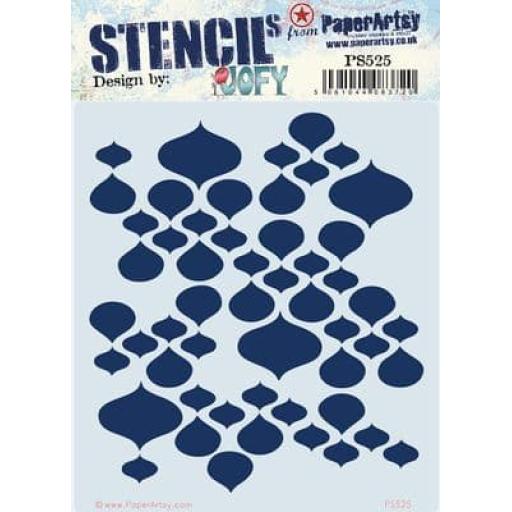 PaperArtsy - PA Stencil 525 {JOFY} regular size 6.5" x 7"