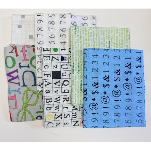 Windham Wordplay Fat Quarters x 7