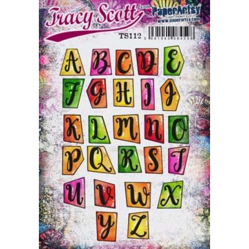 PaperArtsy - Tracy Scott 112 (A5 set, trimmed, on EZ)