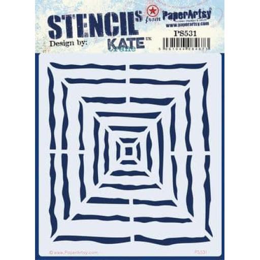 PaperArtsy - PA Stencil 531 Regular {Kate Crane}