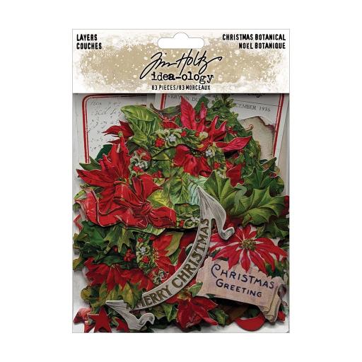 Tim Holtz Idea-ology - Layers Christmas Botanical (Christmas 2026) PRE ORDER ( due in 9th Oct)