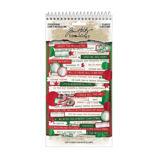 Tim Holtz Idea-ology - Sticker Book Classic PRE ORDER  ( due in 9th Oct )
