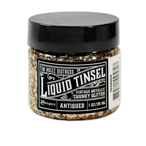 Tim Holtz® Distress Liquid Tinsels Chunky Glitter - Antiqued (1oz) PRE ORDER (  due in  9th Oct)