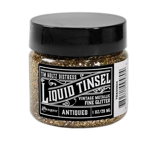 Tim Holtz® Distress Liquid Tinsels Fine Glitter - Antiqued (1oz) PRE ORDER ( due in 9th Oct)