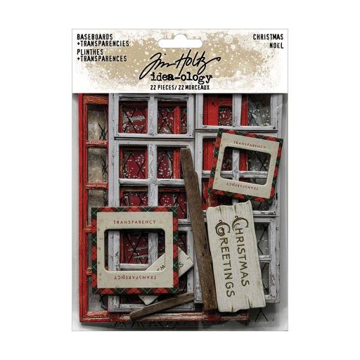Tim Holtz Idea-ology - Baseboards + Transparencies (Christmas)