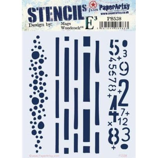 PaperArtsy - PA Stencil 538 Regular {Mags Woodcock}