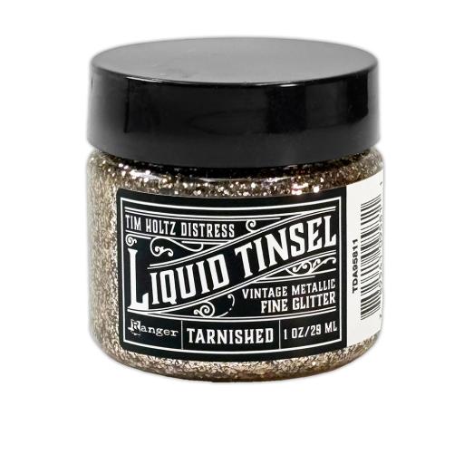 Tim Holtz® Distress Liquid Tinsels Fine Glitter - Tarnished (1oz) PRE ORDER (due in 9th oct)