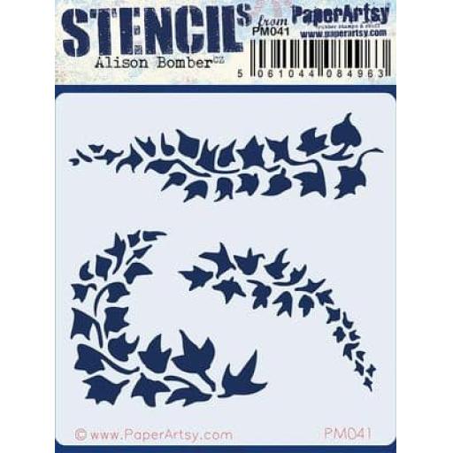 PaperArtsy - PA Mini Stencil 041 {Alison Bomber}