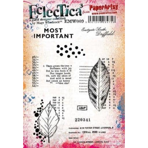 PaperArtsy - E³ Mags Woodcock 009 (A5 set, trimmed, on EZ)